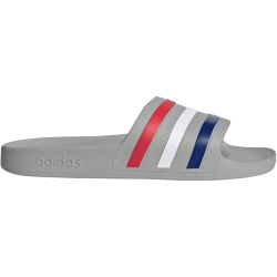 adidas Aqua Adilette Badelatschen HQ2447 - grey two/mystery ink/pure ruby 40.5