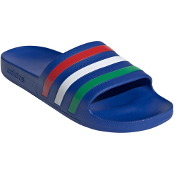 adidas Aqua Adilette Badelatschen HQ2445 - bold blue/green/cloud white 43