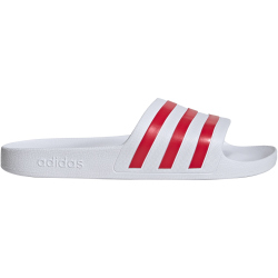 adidas Aqua Adilette Badelatschen HQ2444 - cloud white/team colleg red/cloud white 40.5