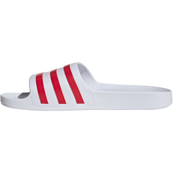 adidas Aqua Adilette Badelatschen HQ2444 - cloud white/team colleg red/cloud white 40.5
