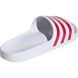 adidas Aqua Adilette Badelatschen HQ2444 - cloud white/team colleg red/cloud white 42