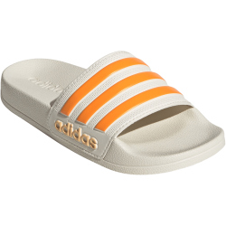 adidas Shower adilette Badelatschen Kinder JS2526 - off white/pure tangerine/semi ice tangerine 28