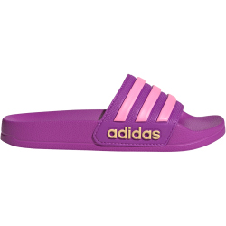 adidas Shower adilette Badelatschen Kinder JS2525 - purple burst/bliss pink/semi ice tangerine 32