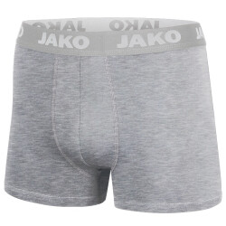 2er Pack JAKO Boxershorts Basic grau meliert S