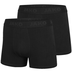 2er Pack JAKO Boxershorts Premium schwarz S