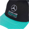 adidas Mercedes - AMG Petronas Formel 1 Team DNA Flatbrim Cap KS8856 - black/semi mint rush 58 - 60 cm