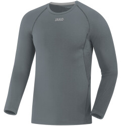 JAKO Compression 2.0 langarm Funktionsshirt steingrau XS