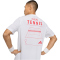 adidas Category Graphic Tennisshirt Herren KB9451 - white/pure ruby L