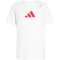 adidas Category Graphic Tennisshirt Herren KB9451 - white/pure ruby XL