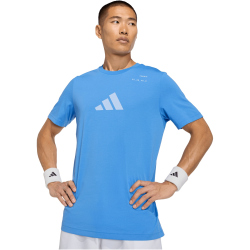 adidas Category Graphic Tennisshirt Herren KB9449 - ray blue S