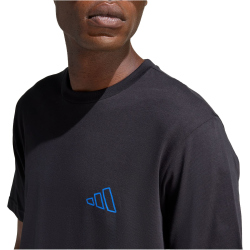 adidas Triple Stripe Vibe Graphic T-Shirt Herren JZ5029 - black M