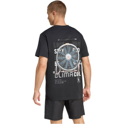 adidas Climacool Tech Graphic Trainingsshirt Herren KB9407 - black XXL