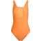 adidas 3-Streifen V-Back Badeanzug Damen KD3987 - pure orange/pure tangerine 32