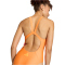 adidas 3-Streifen V-Back Badeanzug Damen KD3987 - pure orange/pure tangerine 32