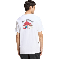 adidas Coffee Cafe Cheescake Graphic T-Shirt Herren...