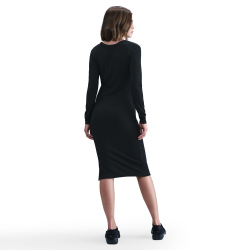 NIKE Sportswear Chill Knit langarm Midikleid Damen