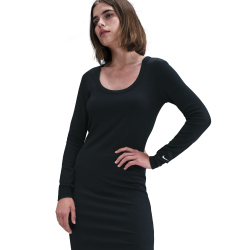 NIKE Sportswear Chill Knit langarm Midikleid Damen