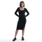 NIKE Sportswear Chill Knit langarm Midikleid Damen