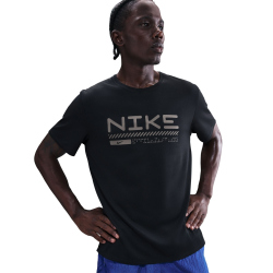 NIKE Miler Winter kurzarm Laufshirt Herren