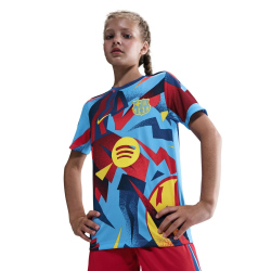 NIKE FC Barcelona Academy Pro Dri-FIT kurzarm Aufwärmshirt Kinder