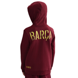 NIKE FC Barcelona Sportswear Club French Terry Kapuzenjacke Jungen
