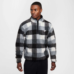 NIKE Club SSNL Winterized Allover Print 1/2-Zip Sweatshirt Herren