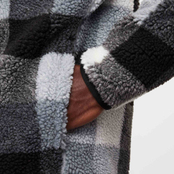 NIKE Club SSNL Winterized Allover Print 1/2-Zip Sweatshirt Herren
