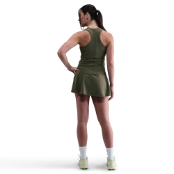 NIKE Victory Dri-FIT Mid-Rise Flouncy Tennisrock Damen