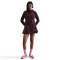 NIKE Sportswear Phoenix Fleece Shrunken Hoodie Damen 652 - burgundy crush XS