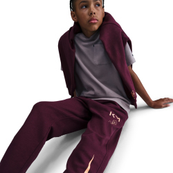 NIKE Kylian Mbappé Club Fleece Jogginghose Kinder 610 - bordeaux/orange pulse/melon tint L (147-158 cm)