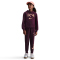 NIKE Kylian Mbappé Club Fleece Hoodie Kinder 610 - bordeaux/orange pulse/melon tint S (128-137 cm)