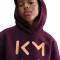 NIKE Kylian Mbappé Club Fleece Hoodie Kinder 610 - bordeaux/orange pulse/melon tint XL (158-170 cm)