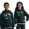 NIKE Kylian Mbappé Club Fleece Hoodie Kinder 390 - seaweed/limelight/vivid green XL (158-170 cm)