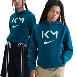 NIKE Kylian Mbappé Club Fleece Hoodie Kinder 301 - green abyss/igloo XL (158-170 cm)