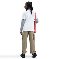 NIKE Sportswear Brandmark T-Shirt Kinder 100 - white S (128-137 cm)