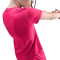NIKE One Classic Dri-FIT T-Shirt Damen 666 - rush pink/white S