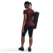 NIKE One Classic Dri-FIT T-Shirt Damen 652 - burgundy crush/white L