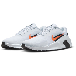 NIKE Flex Train Fitnessschuhe Herren 109 - white/safety orange-black 41