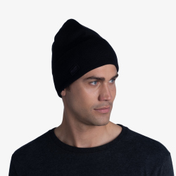 BUFF Fleece Strickmütze Solid black