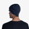 BUFF Fleece Strickmütze Solid navy