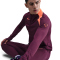 NIKE Strike T90 Dri-FIT langarm Trainingsshirt Herren 610 - bordeaux/bordeaux/orange pulse S