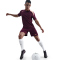 NIKE Strike T90 Dri-FIT kurzarm Trainingsshirt Herren 610 - bordeaux/bordeaux/orange pulse M