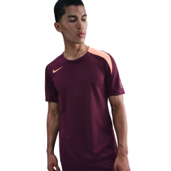 NIKE Strike T90 Dri-FIT kurzarm Trainingsshirt Herren 610 - bordeaux/bordeaux/orange pulse L