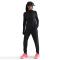 NIKE Tempo Dri-FIT Warm Mid-Waist Laufhose Damen 010 - black/reflective silv M