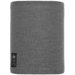 BUFF Knitted & Fleece Neckwarmer Neo Schlauchschal grey