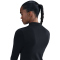 NIKE Sportswear Chill Knit Mock Langarmshirt Damen 011 - black/sail L