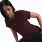NIKE Sportswear Rib T-Shirt Damen 652 - burgundy crush/sail M