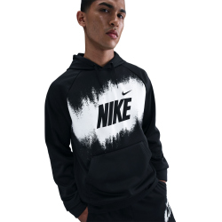 NIKE Therma-FIT Fleece Hoodie Herren 010 - black S