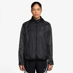 NIKE Tempo Repel Flash Laufjacke Damen 010 - black/reflective silv M