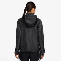 NIKE Tempo Repel Flash Laufjacke Damen 010 - black/reflective silv M